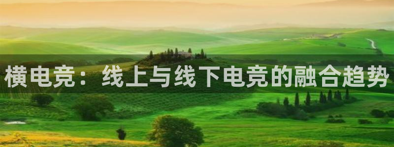 db电竞是雷火电竞嘛：横电竞：线上与线下电竞的融合趋势