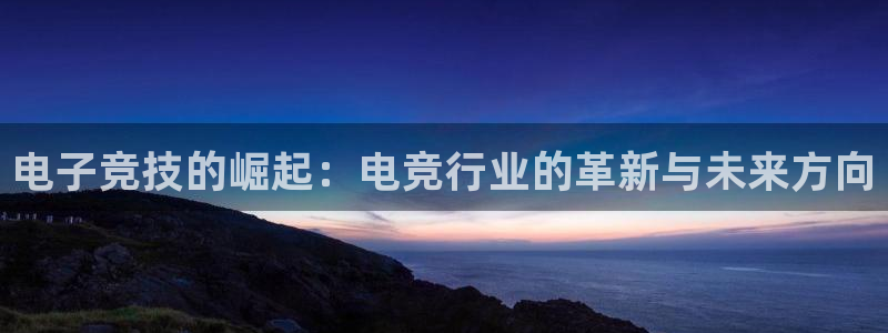 db电竞下载：电子竞技的崛起：电竞行业的革新与未来方向
